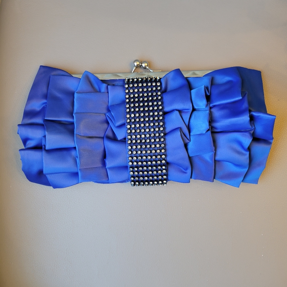 Royal blue clutch